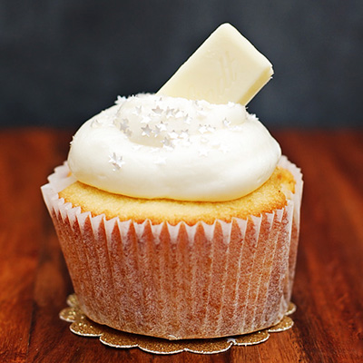 White Chocolate Cupcakes & Frosting