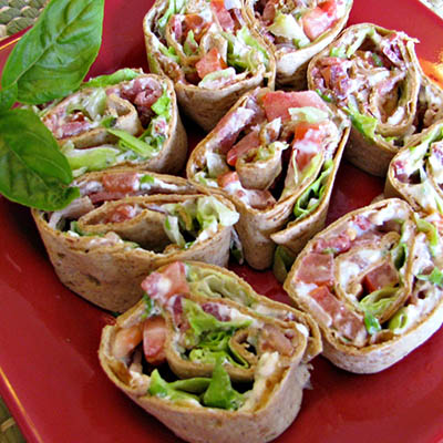 Easy to make and delicious! BLT Wrap Bites