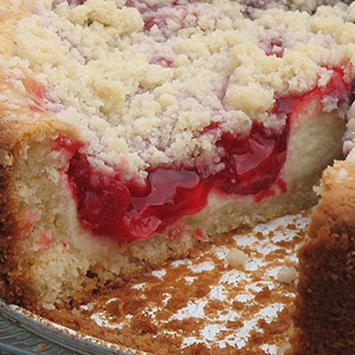Cherry Cream Cheese Coffee Cake