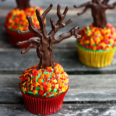 End of Fall Cupcakes
