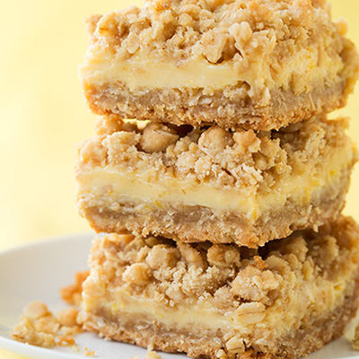 Lemon Creme Crumb Bars