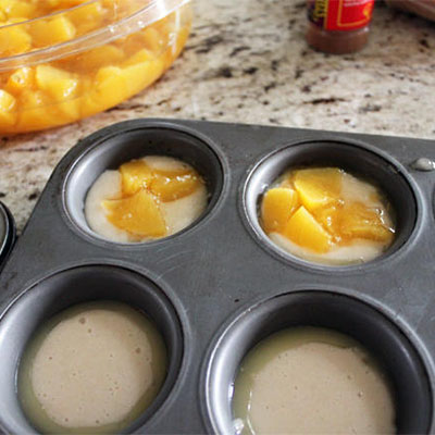 Mini peach cobblers, Must try these with other fruits too! I just made these and they are awesome and easy!