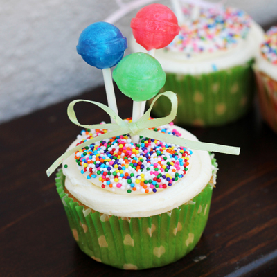 Balloon Bunch Cupcakes