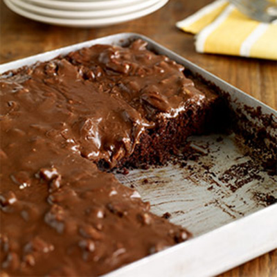 Texas Sheet Cake - perfect recipe for potlucks.