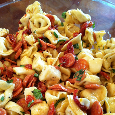 Tortellini and Pepperoni Pasta Salad