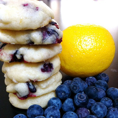 Blueberry Lemon Cookies - These are delicious! I wish I had a picnic to take them to right now. The great thing is, there are so many different possibilities to add to the base recipe. They would also be really yummy with a cream cheese frosting.