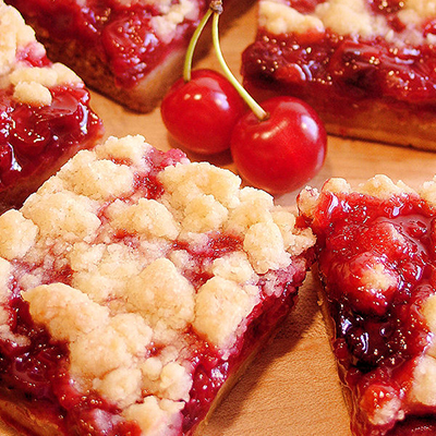 Cherry Pie Crumble Bars