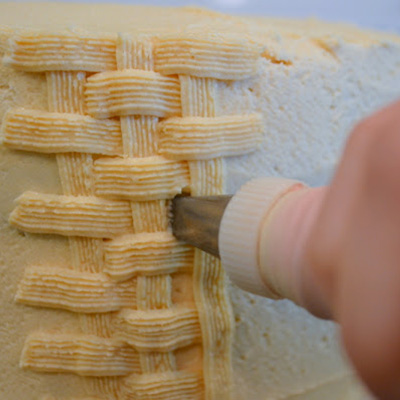 Chocolate Chip Banana Cake with Honey Peanut Butter Frosting