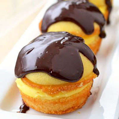 Boston Cream Cupcakes