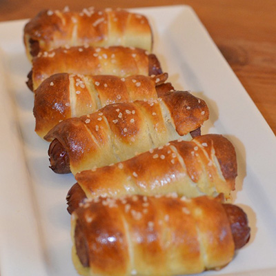 Homemade Pretzel Dogs