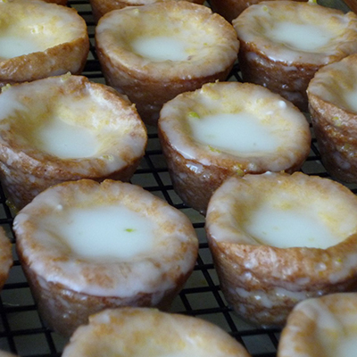 Paula Deen's Lemon Blossoms. I have made these several times, and they are always the hit of the party!