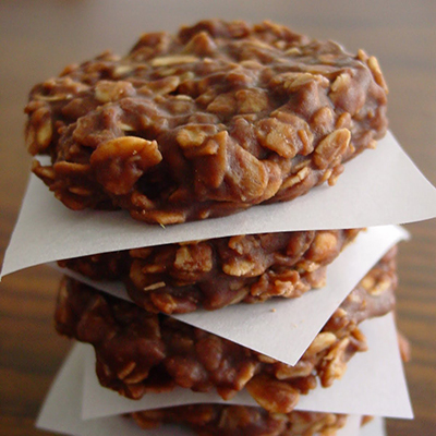 No Bake Peanut Butter Oatmeal