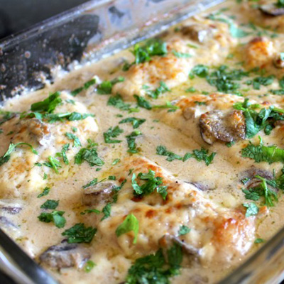 Chicken Gloria. Other Pinner Said: 5 out of 5! This was SO good! It's a second-cousin to Chicken Marsala, but a little more rich in taste and easier to make. Delicious!