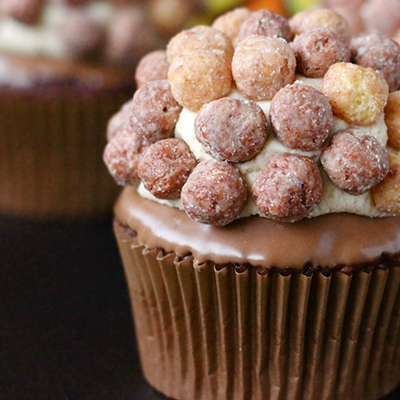 Reese’s Puffs Cupcakes