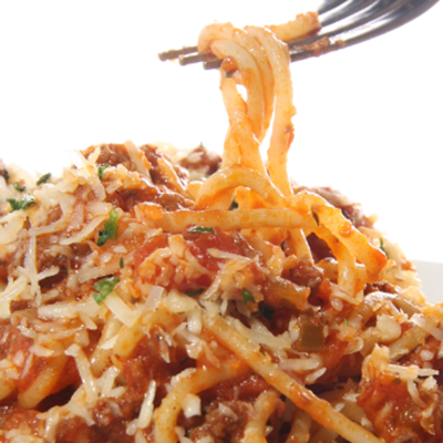Seriously can't enough of this Slow Cooker Cheesy Spaghetti with Turkey Sausage.