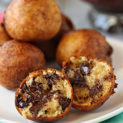 Deep Fried Chocolate Chip Cookie Dough