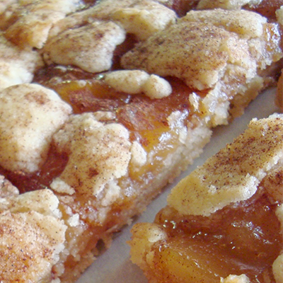 Easy apple pie snickerdoodle cookie bars.
