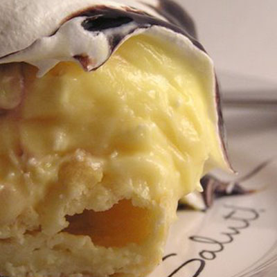 Jean's Cream Puff Cake - my new tradition for birthday cakes.