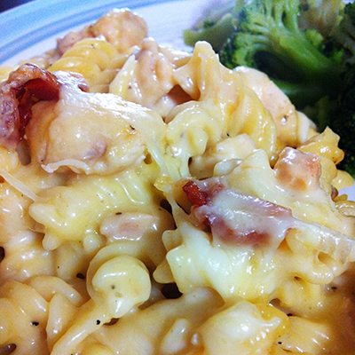Cheesy Bacon Chicken Casserole