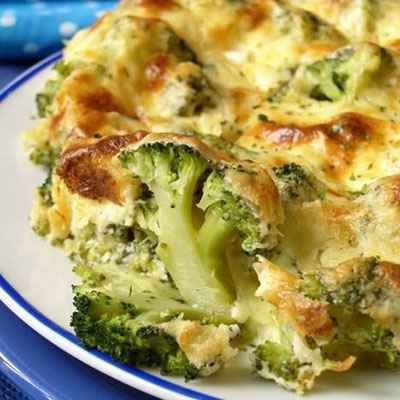 Broccoli and Cheese Baked