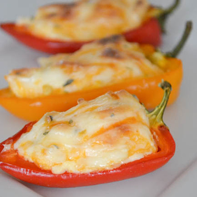 Perfect Backyard BBQ Appetizer - Fiesta Stuffed Mini Peppers