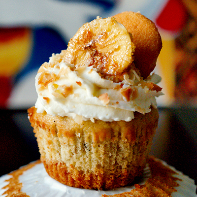 Banana Cream Pie Cupcakes