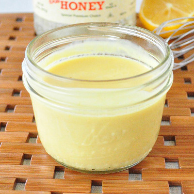Say goodbye to store bought dressing. This recipe is all you need. No processed sugar and it's the best honey mustard I have ever had!