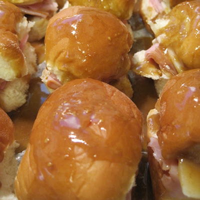 Funeral Sandwiches {We call them Sunday Sammies and they are SO flippin' good! Good enough to turn on my oven when it's 100+ degrees outside!}