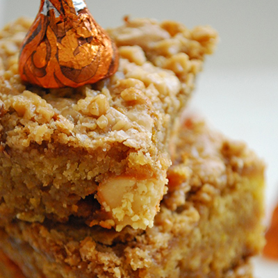 Pumpkin Toffee Brownies