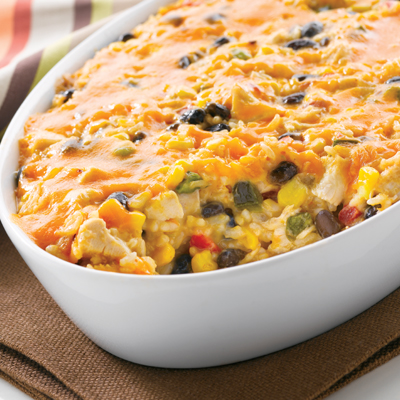 South-of-the-Border Chicken & Rice Bake