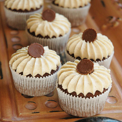 Chocolate Peanut Butter Cupcakes