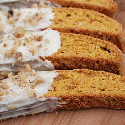 Pumpkin Gingerbread Biscotti