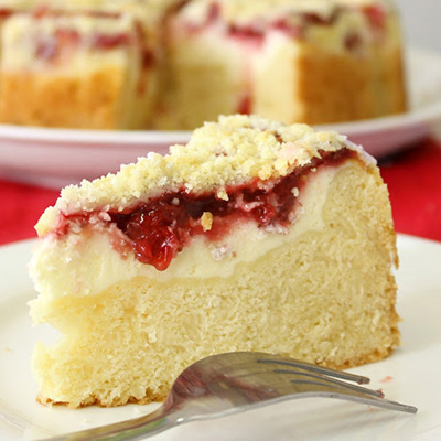 Strawberry Cream Cheese Coffee Cake