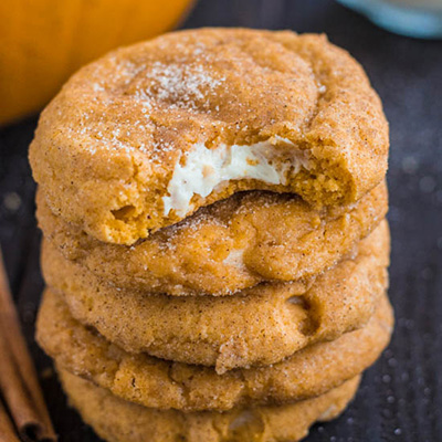 Pumpkin Cheesecake Snickerdoodles