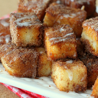 Angel Food Cake Churro Bites