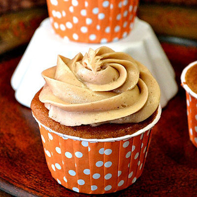 Apple Cider Maple Spice Cupcakes