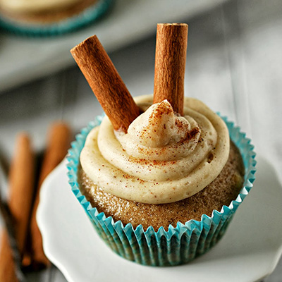 Chai Vanilla Bean Cupcakes
