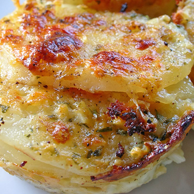 Parmesan Potato au Gratin