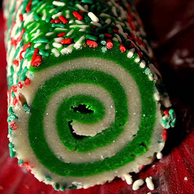 Christmas sugar cookies! Can't wait to make these :) You could make these any color.