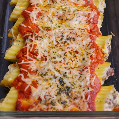 Italian Sausage Manicotti