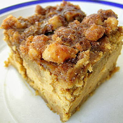 Brown Sugar Pumpkin Cheesecake with Pecans