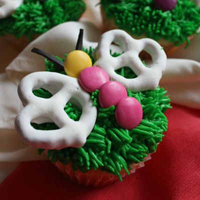 Vanilla Butterfly Cupcakes