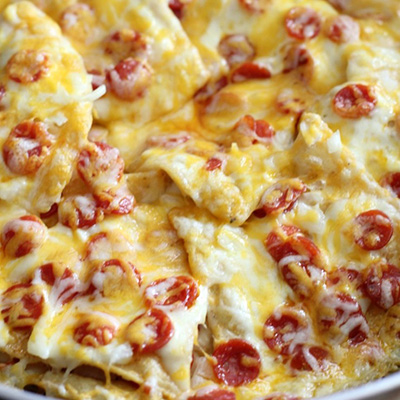 Pizza Nachos