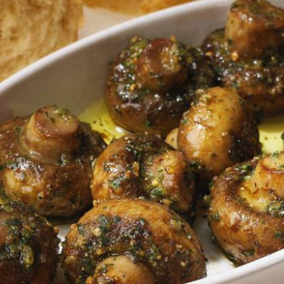 Roasted Garlic Mushrooms