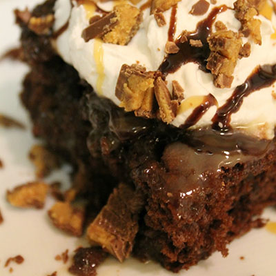 Almost Heaven Poke Cake (4 ingredients)