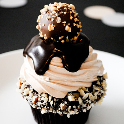 Godiva Truffle Flight & Cupcake