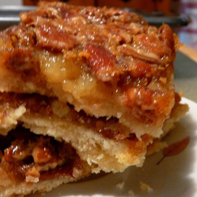 Pecan Pie Bars - There’s no more southern of a dessert than Pecan Pie, but I wanted to make something I could pack easily in lunches. The solution? Pecan Pie Bars. They were quick and easy and almost as good as the real thing.