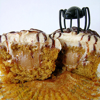 Dulce De Leche Pumpkin Cupcakes
