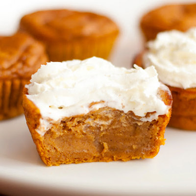Impossible Pumpkin Pie Cupcakes