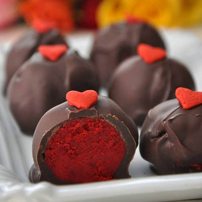 Red Velvet Cake Balls